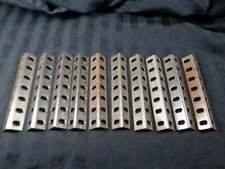 Gilbert Erector MO - 3" ANGLE GIRDER: 1935-52 NICKEL PLATED Lot Of 10 1