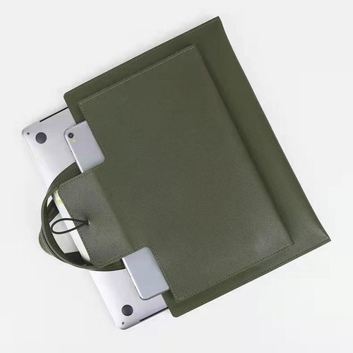 Business Bag PU Leather Sleeve Case Laptop Handbag For Lenovo/HP/Dell/Asus - Bild 8 von 14