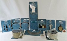BLUE MOON WOVEN JEWELRY KITS: NECKLACES, CUFFS, CONNECTORS, PENDANTS, CHARMS