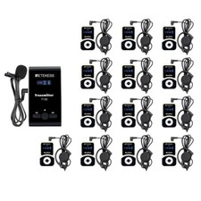 Retekess T130 Wireless Tour Guide System Transmitter 13 Receiver Church Travel
