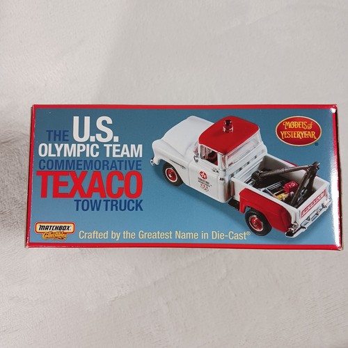 1998 Matchbox Collectibles, U.S. Olympic Team Texaco Tow Truck 1955 Chevy 3100 - Picture 5 of 6