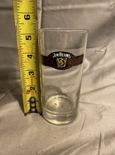 Vintage Jim Beam Whiskey "Back Room" Tall Cocktail Drink Water Glass