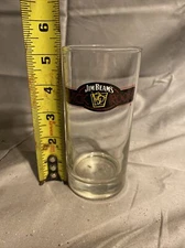 Vintage Jim Beam Whiskey "Back Room" Tall Cocktail Drink Water Glass