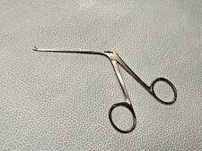 V. Mueller AU-20872 Hough Alligator Grasping Forceps Serrated Curved Left ENT