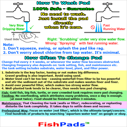 For API Rena FilStar XP1-4,XP-S,XP-M,XP-L,XP-XL Bio Chem ZORB 725A CompatiblePad - Picture 6 of 9