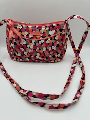 VERA BRADLEY Frannie Crossbody PIXIE CONFETTI Adjustable Strap