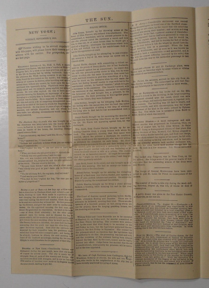 STAMPMART USA 1933 THE SUN NEWSPAPER NEW YORK ADVERTISING COVER USED TO ALBANY eBay