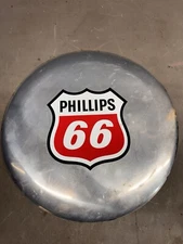 Vintage Phillips 66 Fuel Gas Pump Filling Station Sign Service Oil Globe Insert
