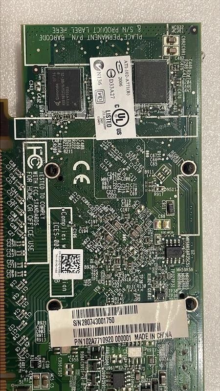 DELL/ATI Video Graphics Card 102A7710920 Radeon X1300 128MB PCI-E - Image 4 of 4