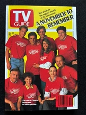 TV Guide November 3 1990 A November To Remember Cast Of Cheers No Label Phoenix
