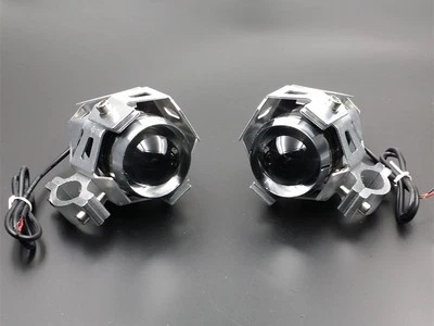 Antibrouillard de moto de 2Pc LED U5 pour Harley 883 1200 BMW Touring Custom - Photo 1/4