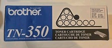 NEW BROTHER TN-350 OEM Genuine Black Toner Print Cartridge Sealed