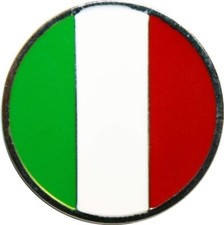 Italian Flag Golf Ball Marker  Hat Clip