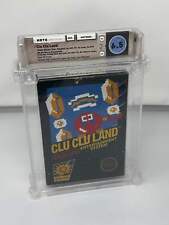 Clu Clu Land Matte Sticker Seal WATA 6.5 CIB NES Nintendo Video Game