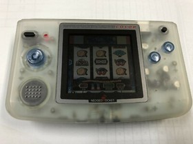 Neo Geo Pocket Color Console White skeleton SNK with1 software game Tested