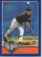 Steve Trachsel authentic signed autographed trading card COA