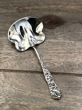 Rococo by Dominick & Haff  sterling Bon Bon, Nut or Candy Spoon 4 3/8", mono B