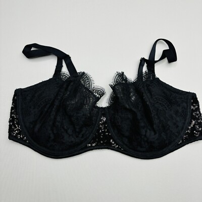 新品 Victoria’s Secret Push-Up Bra 36DDD Victoria Secret Push Up No Padding Bra 36DD Sequins Underwire