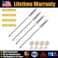 Kit 4 Aste Sospensione Per Lavatrice W10780045 Compatibile Whirlpool Kenmore Maytag, Con Sfere E Alloggi