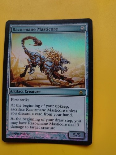 Razormane Masticore Rare Fifth Dawn FOIL Magic the Gathering Card. - Picture 2 of 4