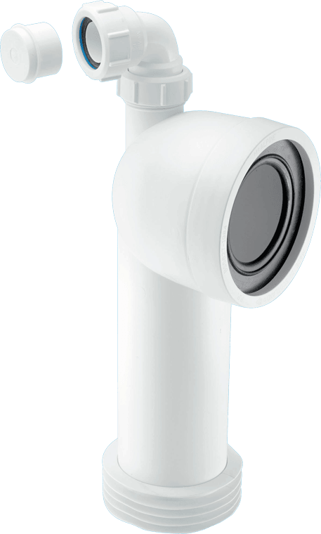 McAlpine WC-CON8V 90 degree Bend Adjust Rigid WC Connector, 1.25"" Universal Vent