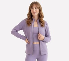 Image of SKECHERS Hoodless Hoodie Go Walk Everywhere Jacket in Purple Medium (fmn34-36)