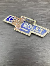 Vintage 1920s Chevrolet Chevy Bowtie Enamel Radiator Emblem 3 Badge Usa