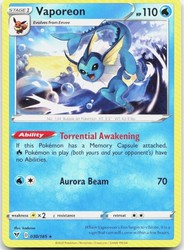 Vaporeon 030/185 Vivid Voltage Rare
