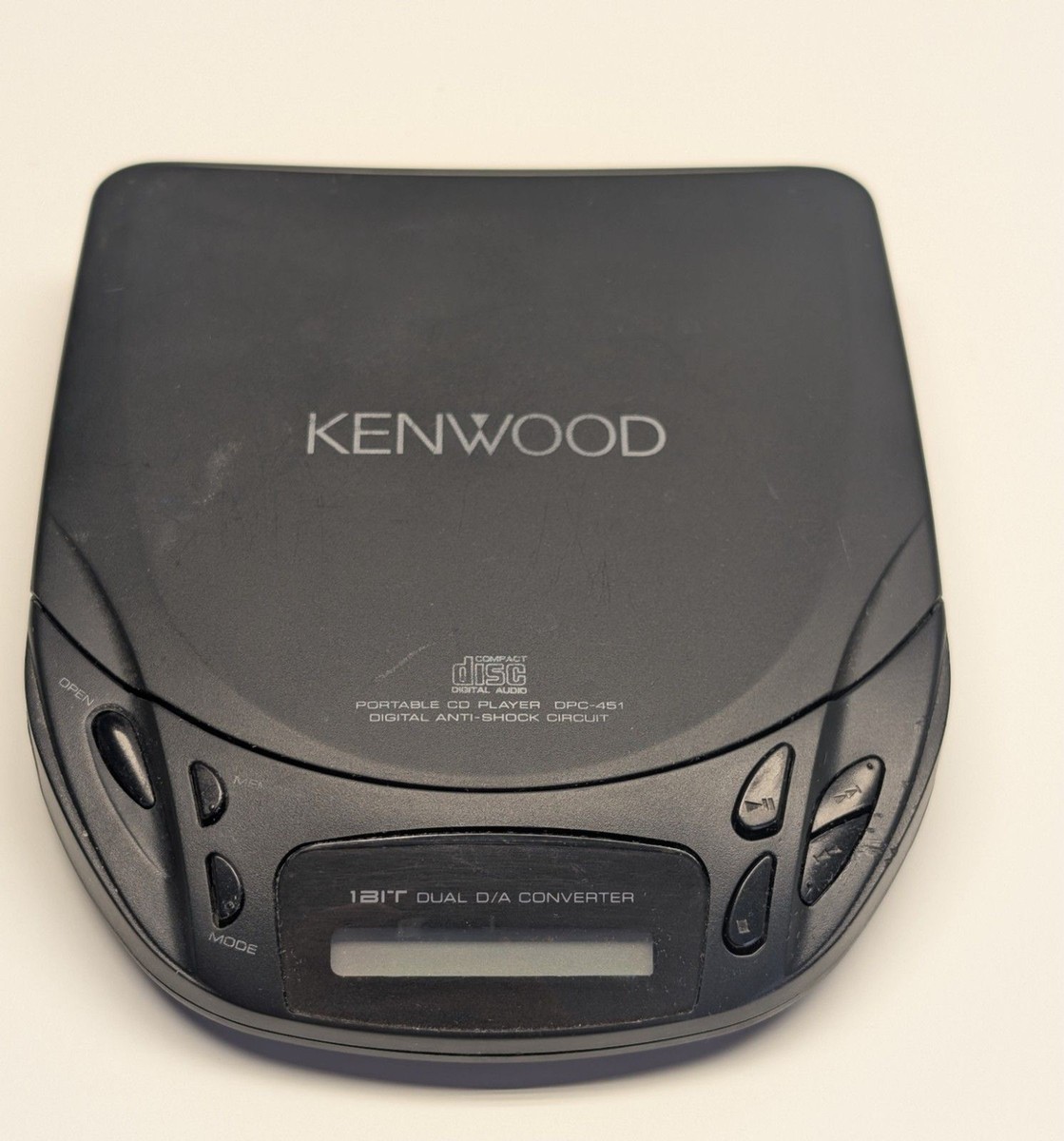Vintage Kenwood Portable CD Player Dpc-451 With Cassette