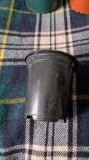 Small Black Plastic Plant Flower Pot