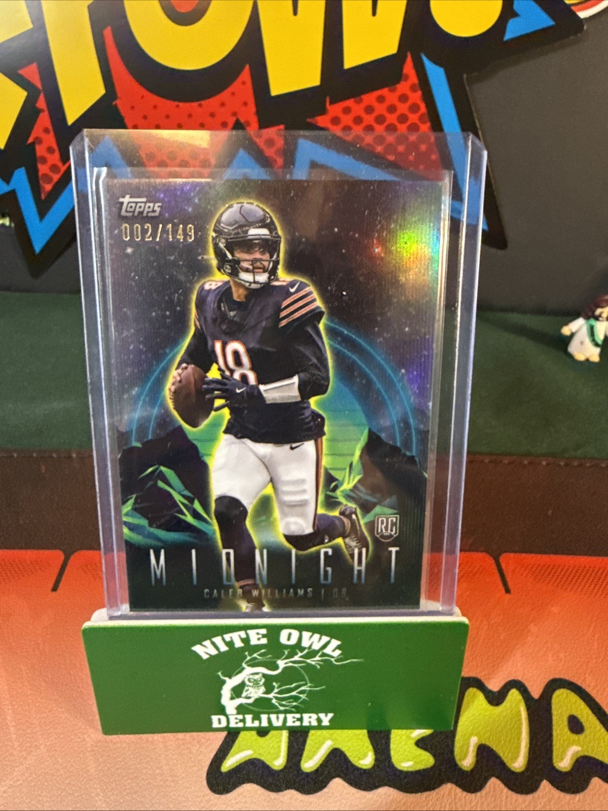 CALEB WILLIAMS 2024 Topps Midnight #1 Morning Rookie /149
