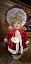 The leonardo collection ‘Lauren’ vintage porcelain doll collectible  12"