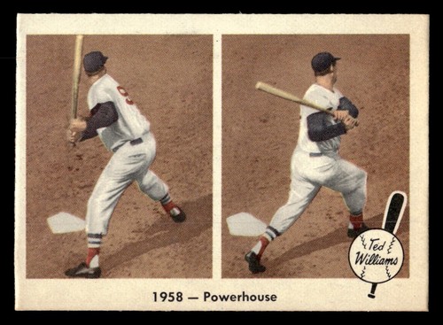 1958 Powerhouse #66 1959 Fleer Ted Williams card