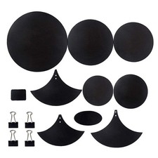 14Pcs Drum Mute Pads Silencer Drumming Practice Rubber Foam Pad Cymbal Mute Pad