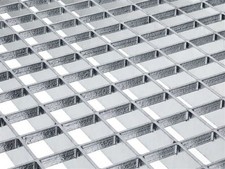 Gitterrost 1000x1000mm MW30/30 TS30/2 feuerverzinkt 