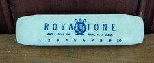 Rare Children's Plastic ROYAL TONE Harmonica Made by Proll Toys, Inc. 1950s