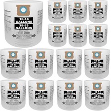 For Shop Vac Bags 10-14 Gallon, Type F 90662 ...