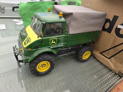 RC Mercedes Benz Unimog U 406 4x4 John Deere Einzelstück Eigenbau 1:10