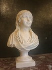 Büste Louis XVII Le Dauphin H:42cm patiniert Skulptur Versailles Deseine Deko Art