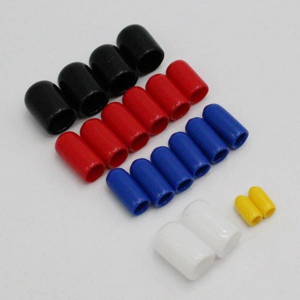 20X PVC Vakuumleitung Abschlusskappe Set 1/8In 3/16In 1/4In 3/8In 5/16In-image