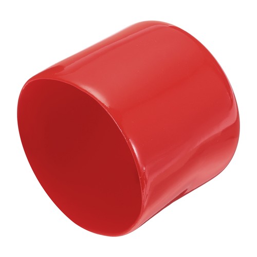 8 Stück 51 mm Rund Rot Vinyl Endkappe Schraube Gewinde Schutz Gummikappen - Bild 1 von 5