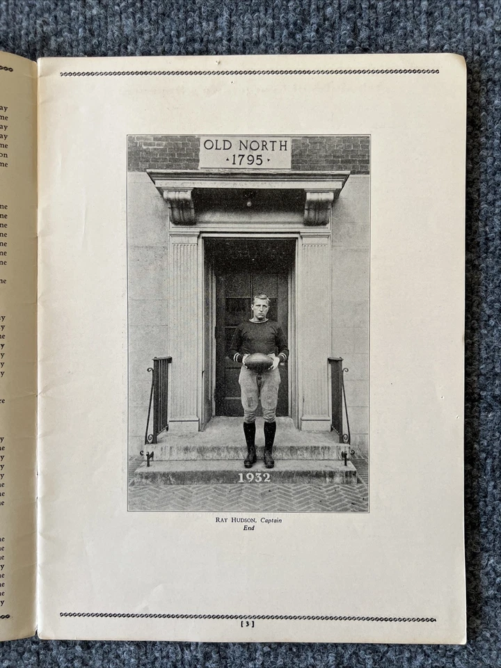 Georgetown University VS West Virginia Wesleyan De Colección 1932 Programa de Fútbol 11/12 Foto 3 de 4