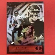 Kyle Pitts 2021 Panini Illusions Rookie Card #72 Atlanta Falcons. rookie card picture