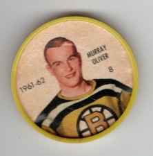1961-62 Shirriff/Salada Coins #8 Murray Oliver