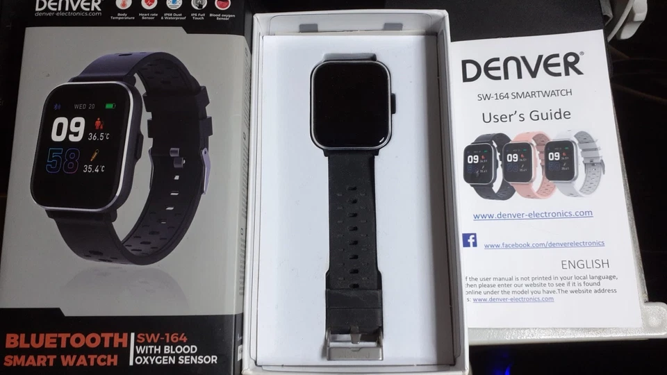 Denver Bluetooth Smartwatch SW-164 Schwarz