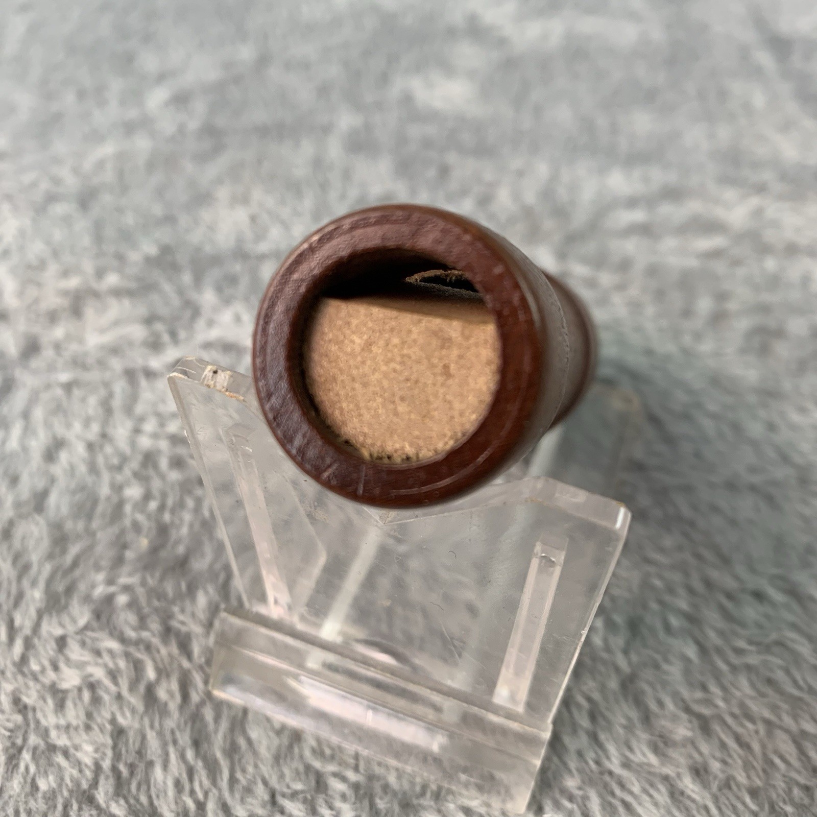 Vtg Wooden Quail Call Whistle Unmarked 3" Hunting Upland Game Birds