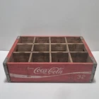Vintage Coca-Cola Bottling Co. Soda 12 Section Crate Tray Advertising Home Decor