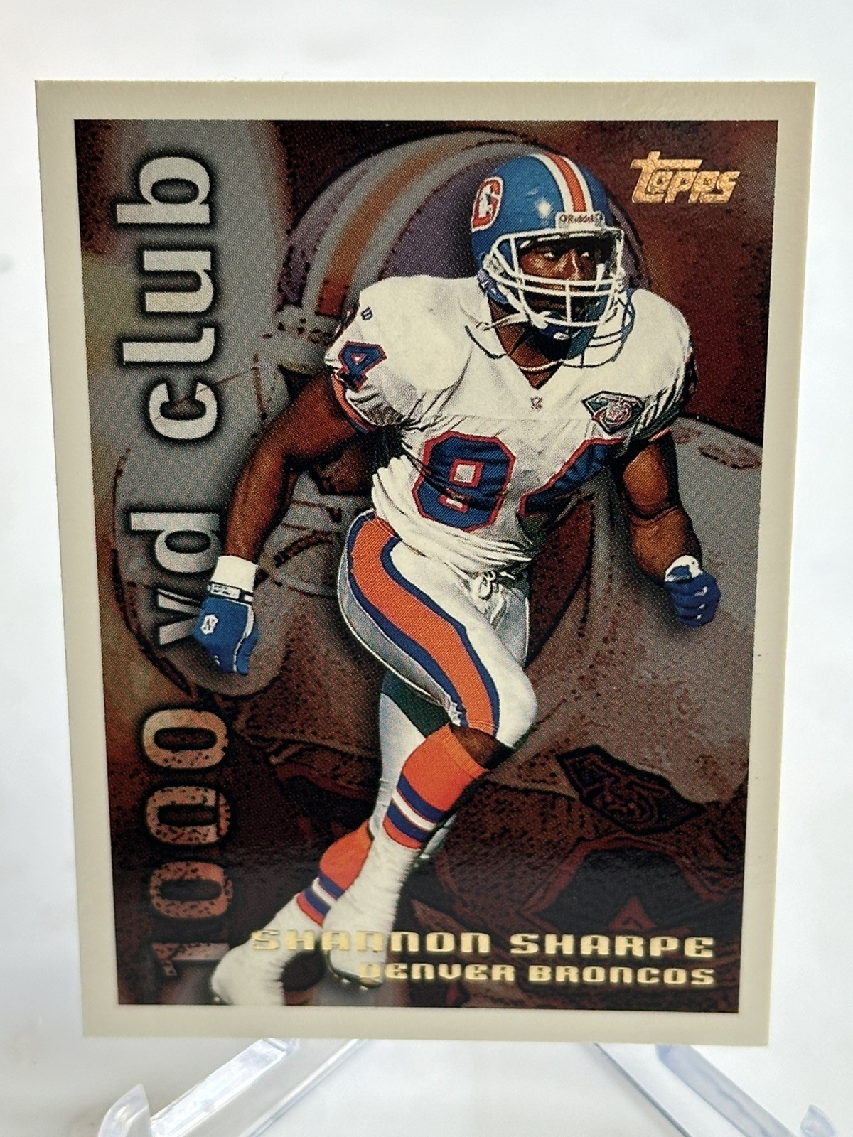 1995 Topps 1000 Yard Club Shannon Sharpe #29 Denver Broncos