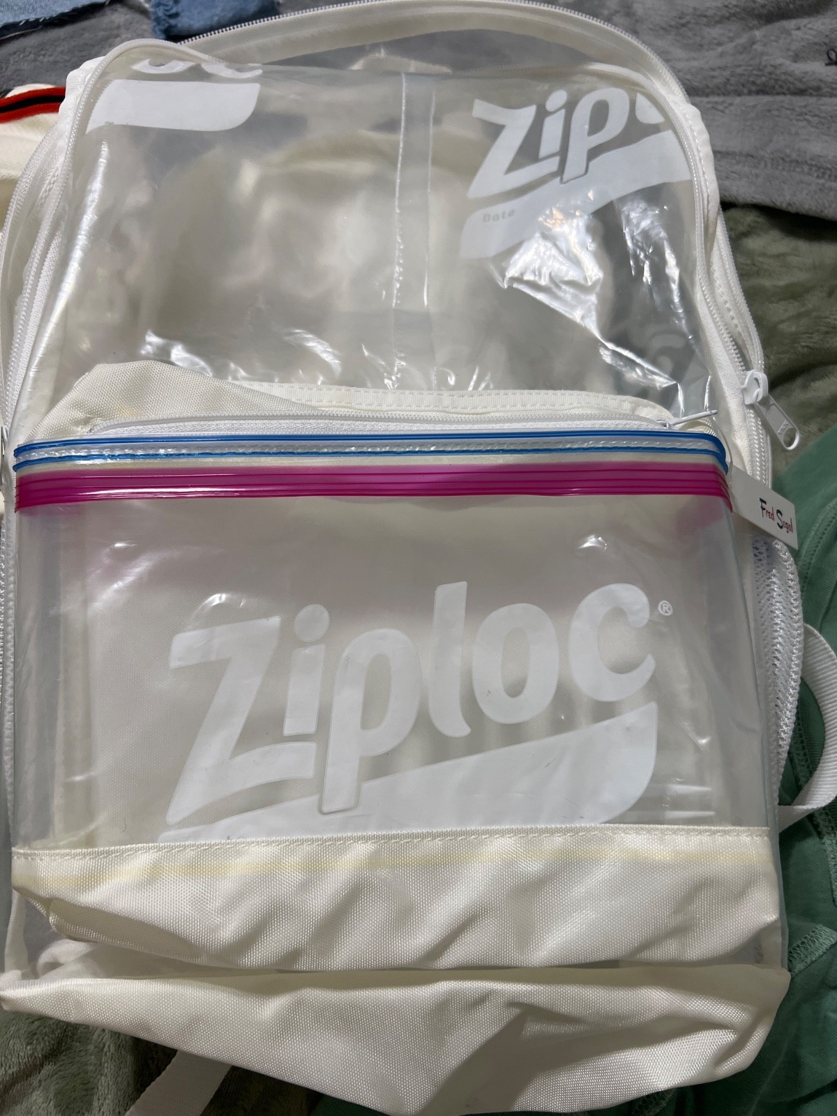 🔥 Ziploc x Beams Limited Edition Clear Backpack … - image 1