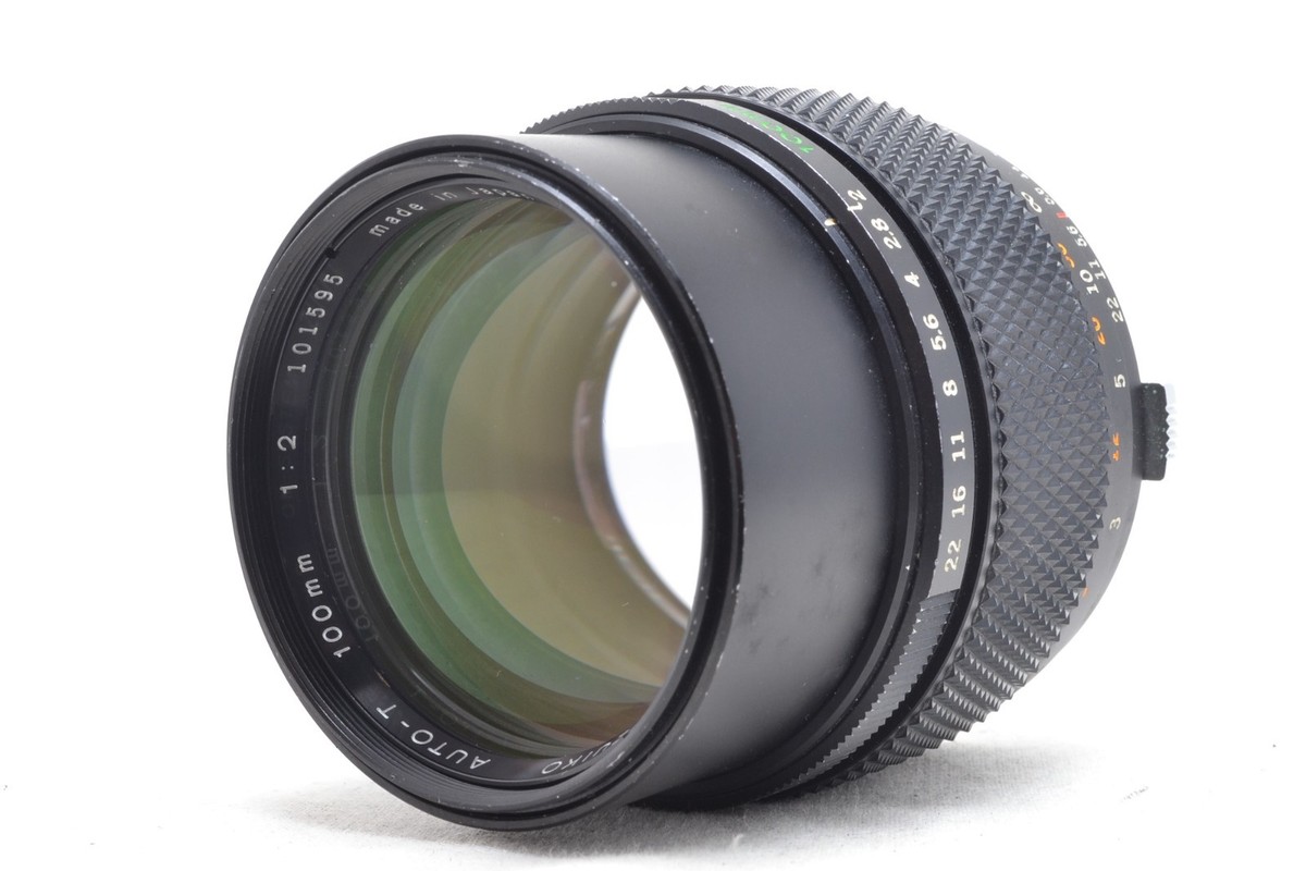 Near Mint] Olympus OM-System Zuiko Auto-T 100mm f/2 MF Lens from